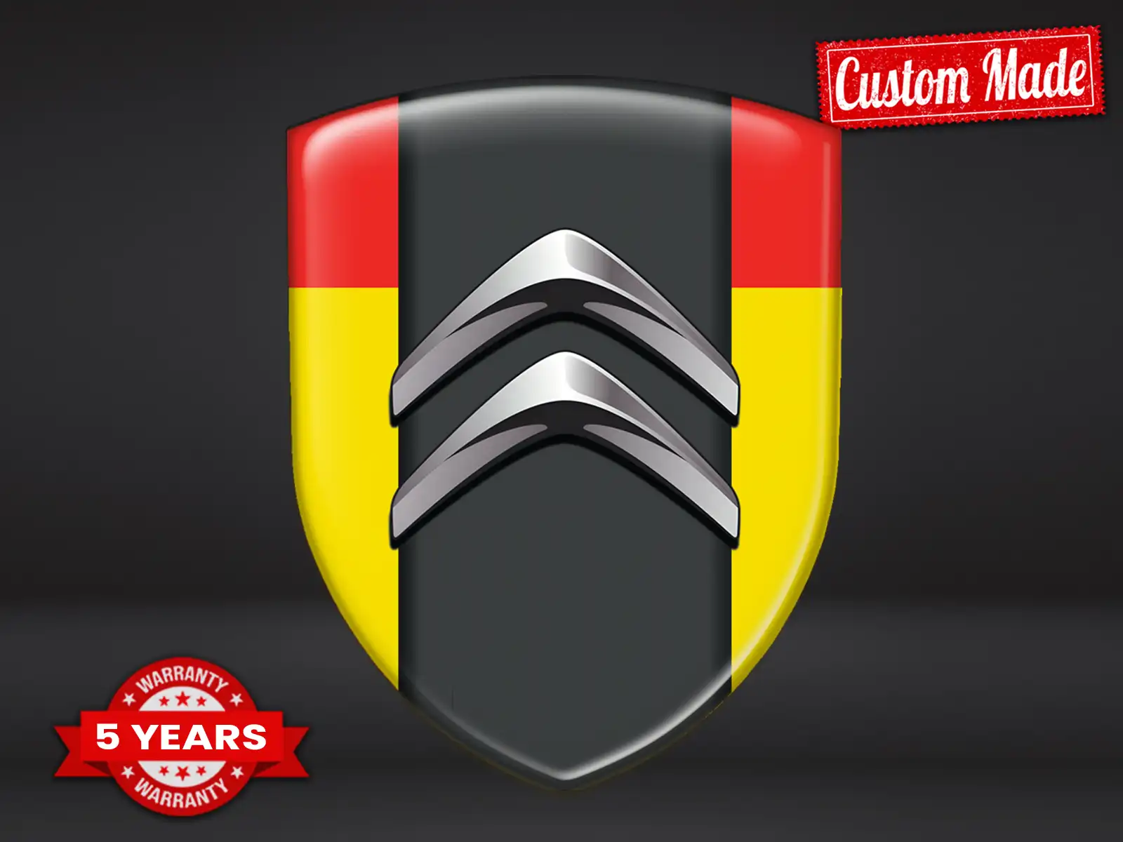 Citroen Doming Sticker Hochwertig Pro Anpassbar